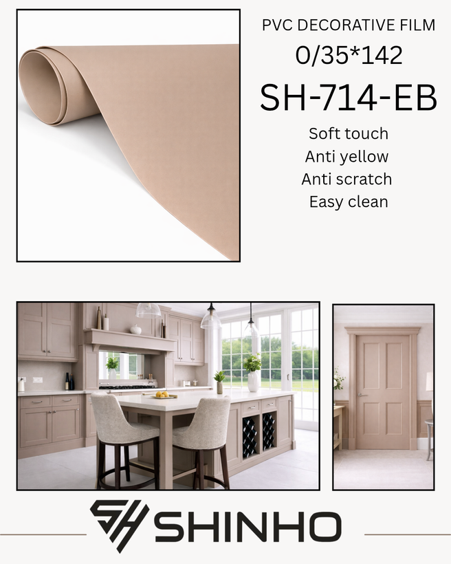 روکش وکیوم سافت تاچ شینهو کد SH-714-EB 0/35*142 با تکنولوژی EB