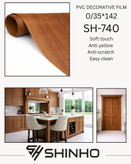 روکش وکیوم سافت تاچ شینهو کد SH-740-EB 0/35*142 با تکنولوژی EB