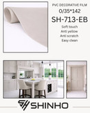 روکش وکیوم سافت تاچ شینهو کد SH-713-EB 0/35*142 با تکنولوژی EB