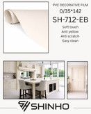 روکش وکیوم سافت تاچ شینهو کد SH-712-EB 0/35*142 با تکنولوژی EB