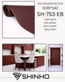 روکش وکیوم سافت تاچ شینهو کد SH-753-EB 0/35*142 با تکنولوژی EB